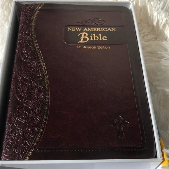 Elegant maroon Leather Bible - Picture 3 of 9